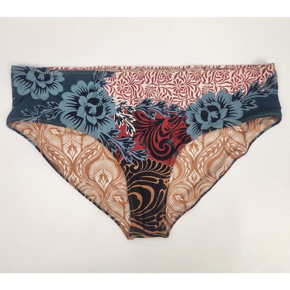Agua Bendita Audrey Bikini Bottom in Fera Floral Size 3XL NWT - Picture 1 of 5